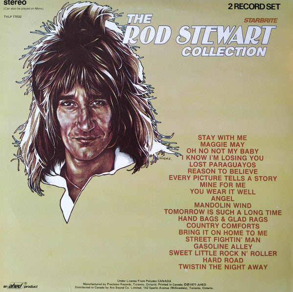 Rod Stewart : The Rod Stewart Collection (2xLP, Comp, Whi)