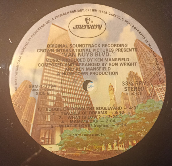 Ron Wright (3), Ken Mansfield : Van Nuys Blvd. (Original Soundtrack Recording) (LP, Album)