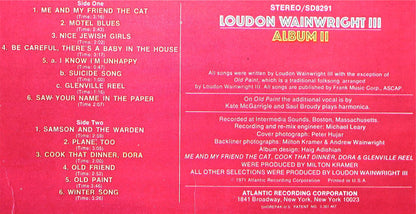 Loudon Wainwright III : Album II (LP, Album, PR )