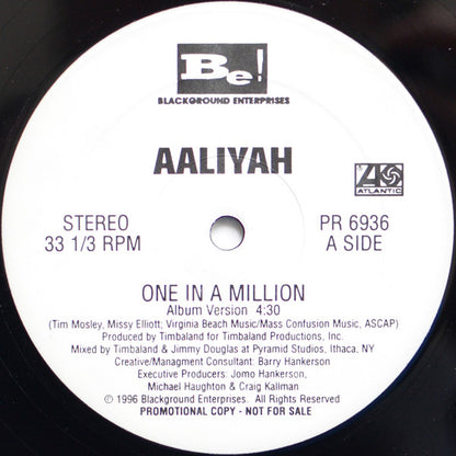 Aaliyah : One In A Million (12", Promo)