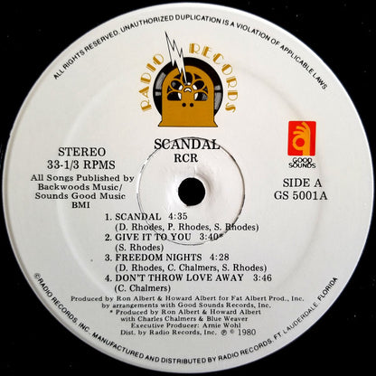 Rhodes, Chalmers & Rhodes : Scandal (LP, Album, PRC)