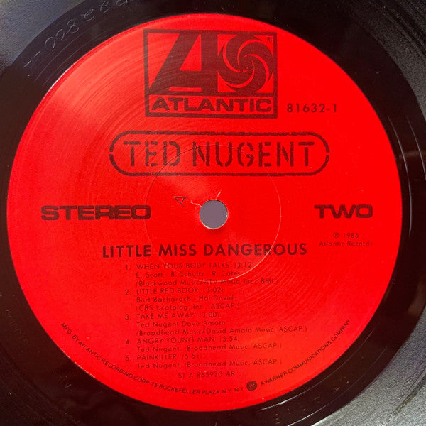 Ted Nugent : Little Miss Dangerous (LP, Album, All)