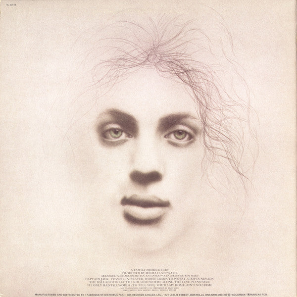 Billy Joel : Piano Man (LP, Album, RE)