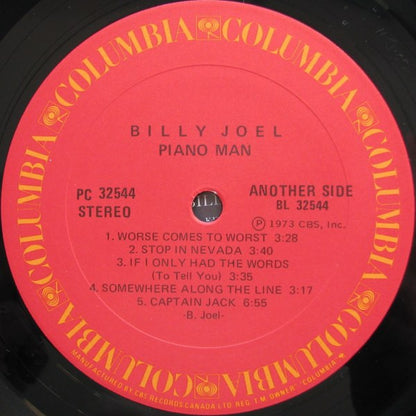 Billy Joel : Piano Man (LP, Album, RE)