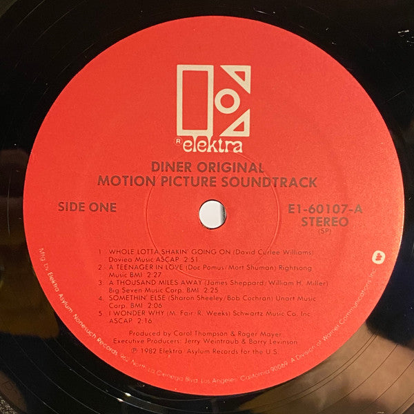 Various : Diner (Original Motion Picture Soundtrack) (2xLP, Comp, Spe)