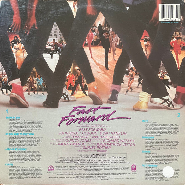 Various : Fast Forward (Original Motion Picture Soundtrack) (LP, Album, All)