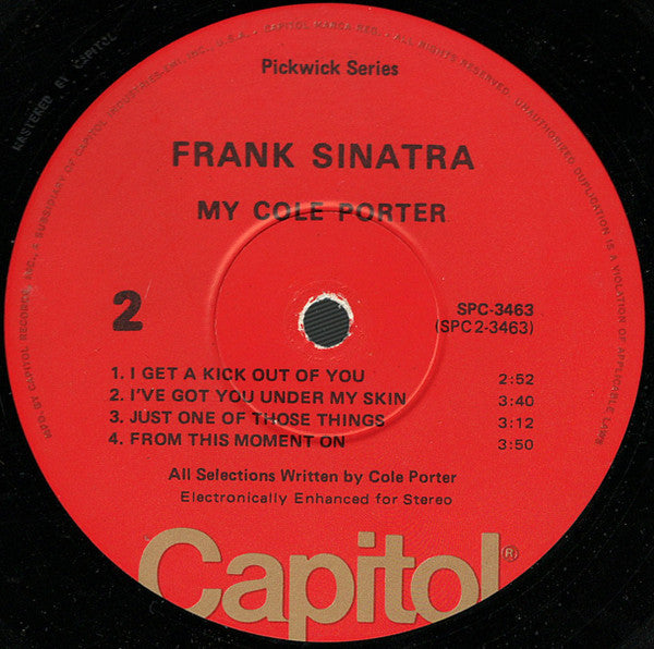 Frank Sinatra : My Cole Porter (LP, Comp)