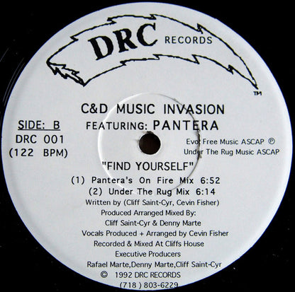 C & D Music Invasion Featuring Pantera (5) : Find Yourself (12")