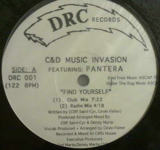C & D Music Invasion Featuring Pantera (5) : Find Yourself (12")