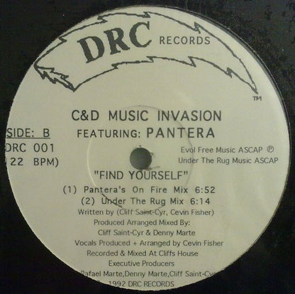 C & D Music Invasion Featuring Pantera (5) : Find Yourself (12")