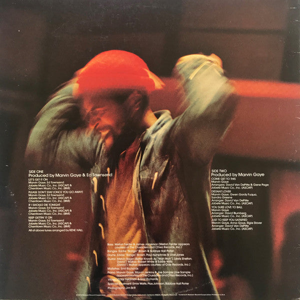 Marvin Gaye : Let's Get It On (LP, Album, Sup)