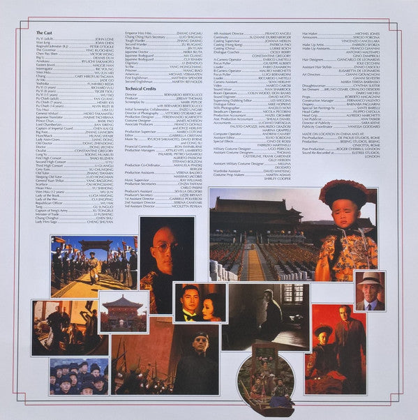 Ryuichi Sakamoto, David Byrne And Cong Su : The Last Emperor (Original Motion Picture Soundtrack) (LP, Album, Dlx, Ltd, RE, RM, 180)