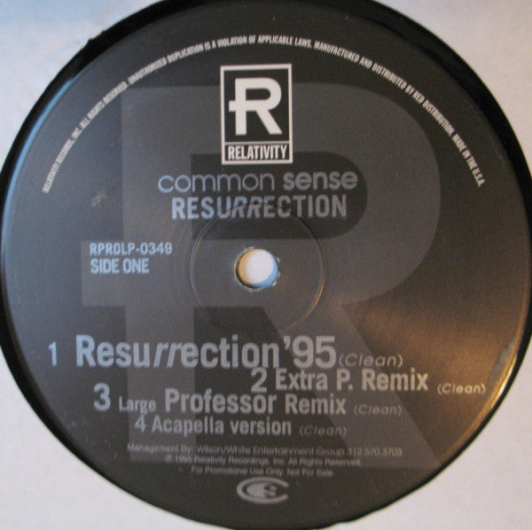 Common : Resurrection (12", Promo)