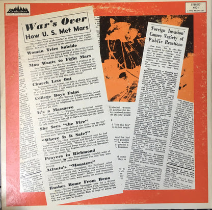 Orson Welles : War Of The Worlds (2xLP, Album, Gat)