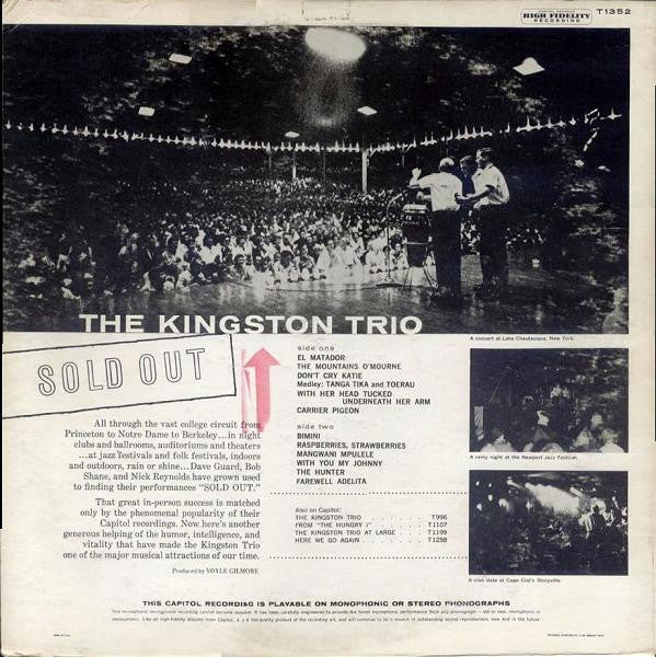 Kingston Trio : Sold Out (LP, Album, Mono)