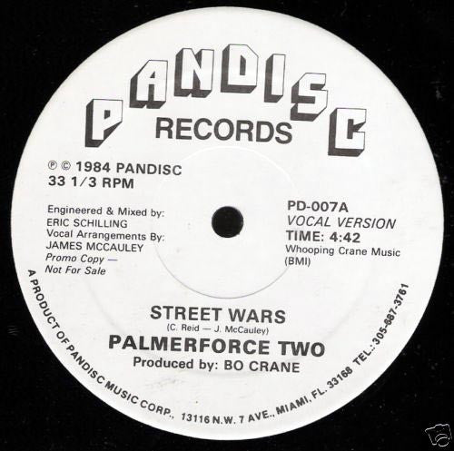 Palmerforce Two : Street Wars (12", Promo)