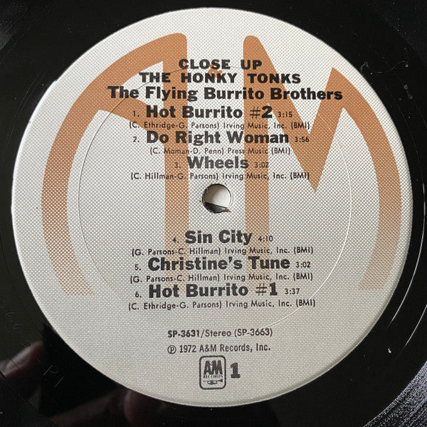 The Flying Burrito Bros : Close Up The Honky Tonks (2xLP, Comp, Pit)