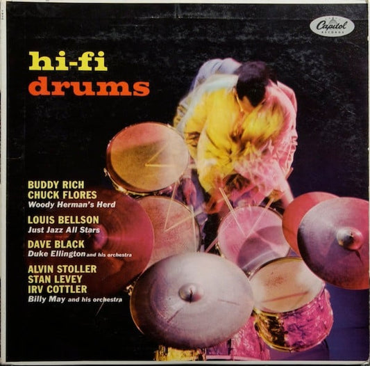 Various : Hi-Fi Drums (LP, Album, Comp, Mono)