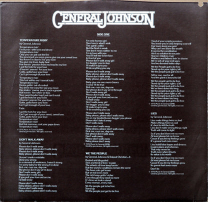 General Johnson : General Johnson (LP, Album, Promo, Pet)