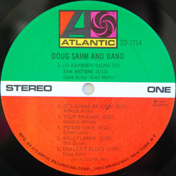 Doug Sahm & Band : Doug Sahm And Band (LP, Album, PR )