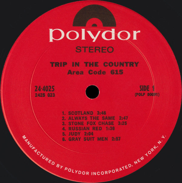 Area Code 615 : Trip In The Country (LP, Album, Pit)