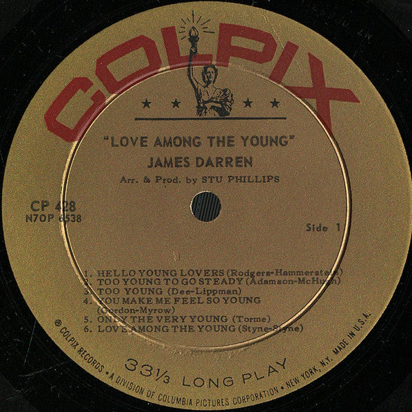 James Darren : Love Among The Young (LP, Album)