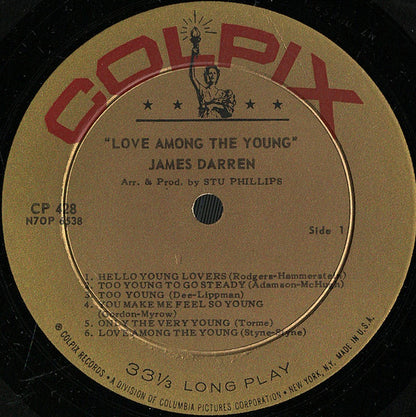 James Darren : Love Among The Young (LP, Album)