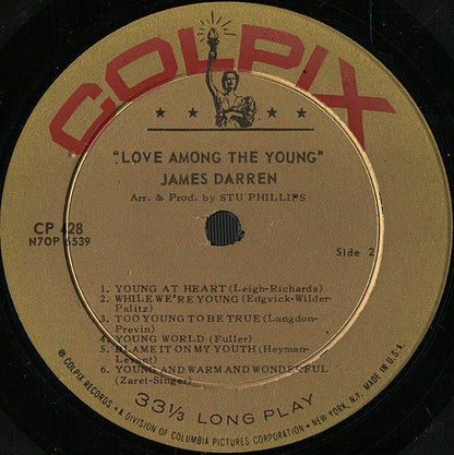 James Darren : Love Among The Young (LP, Album)