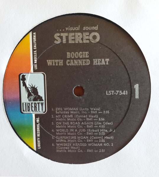 Canned Heat : Boogie With Canned Heat (LP, Album, Pre)