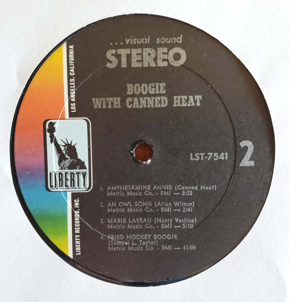 Canned Heat : Boogie With Canned Heat (LP, Album, Pre)