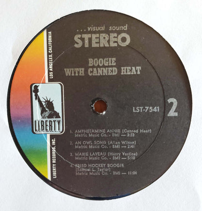 Canned Heat : Boogie With Canned Heat (LP, Album, Pre)