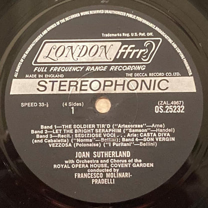 Joan Sutherland : The Art Of The Prima Donna (2xLP)