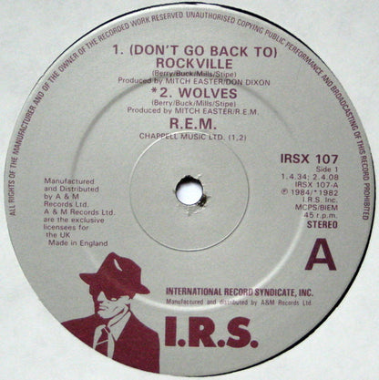 R.E.M. : (Don't Go Back To) Rockville (12", Single)