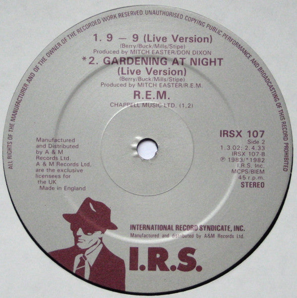R.E.M. : (Don't Go Back To) Rockville (12", Single)