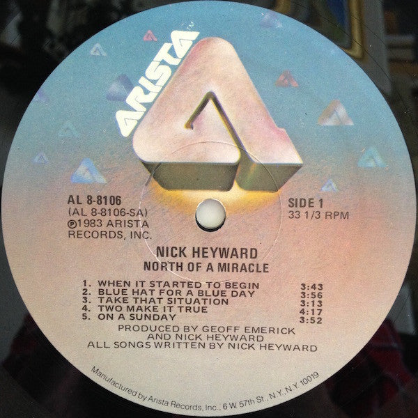 Nick Heyward : North Of A Miracle (LP, Album)