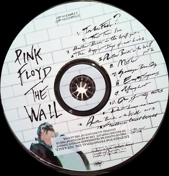 Pink Floyd : The Wall (2xCD, Album, Promo, RE, RM, O-C)