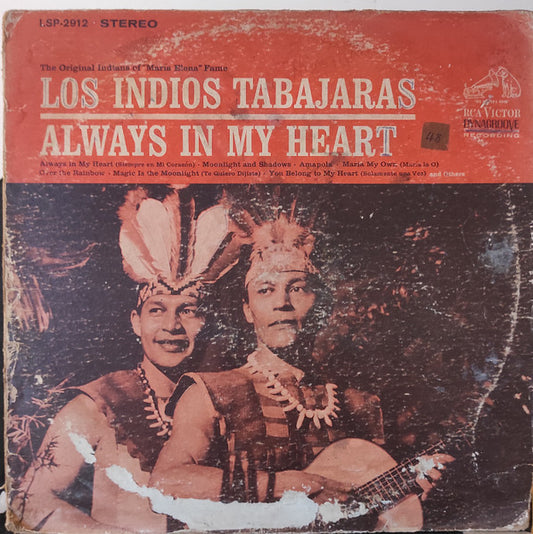 Los Indios Tabajaras : Always In My Heart (LP, Album)