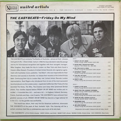 The Easybeats : Friday On My Mind (LP, Album, Mono)