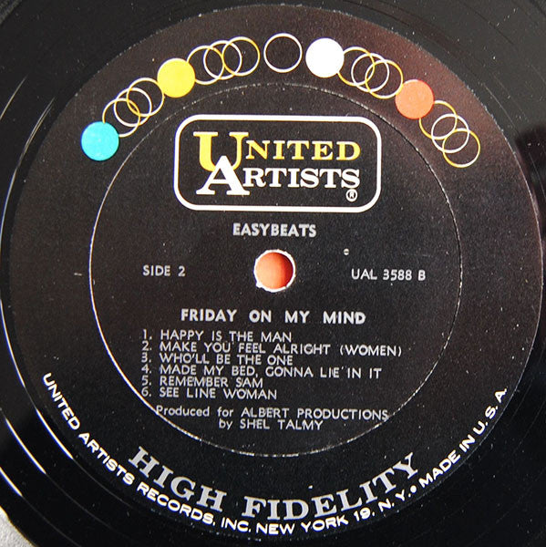 The Easybeats : Friday On My Mind (LP, Album, Mono)