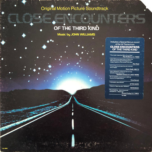 John Williams (4) : Close Encounters Of The Third Kind (Original Motion Picture Soundtrack) (LP, Album, Promo, San + 7", S/Sided, Single)