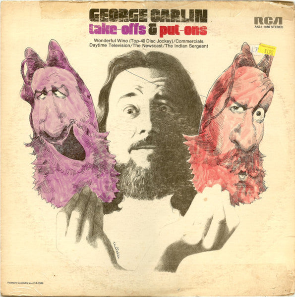 George Carlin : Take-Offs And Put-Ons (LP, Album, RE)