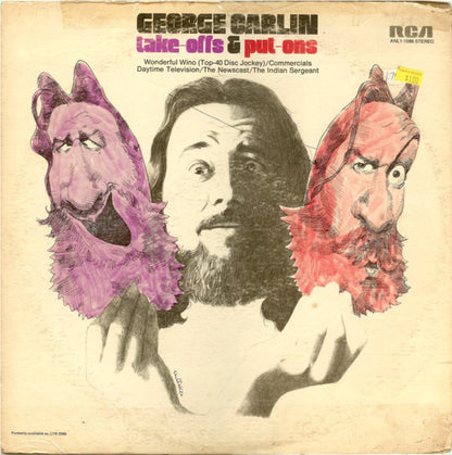 George Carlin : Take-Offs And Put-Ons (LP, Album, RE)