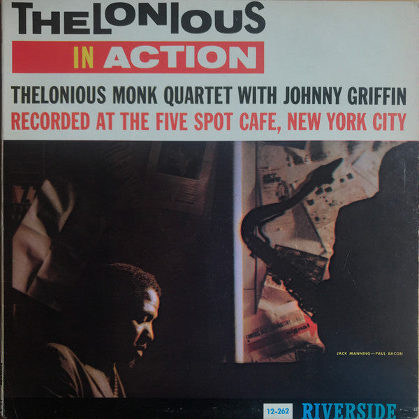 The Thelonious Monk Quartet With Johnny Griffin : Thelonious In Action (LP, Album, Mono, RE, Dee)