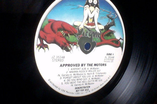 The Motors : Approved By The Motors (LP, Album, Promo)