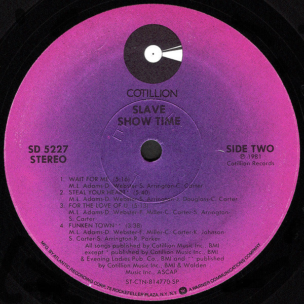 Slave : Show Time (LP, Album, SP )