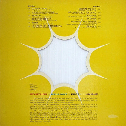 The 50 Guitars Of Tommy Garrett : 50 Guitars Go South Of The Border (LP, Album, Gat)