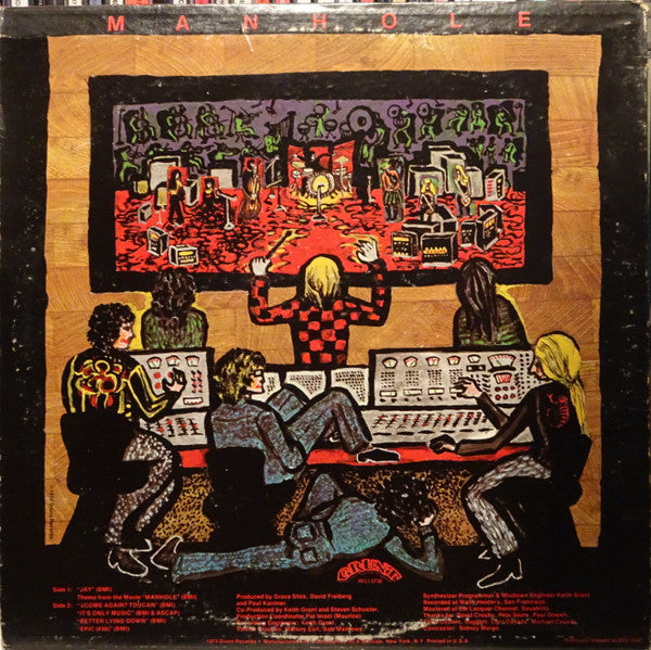 Grace Slick : Manhole (LP, Album, RE)