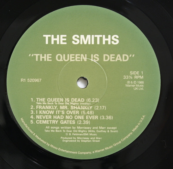 The Smiths : The Queen Is Dead (LP, Album, RE, RM, 180)