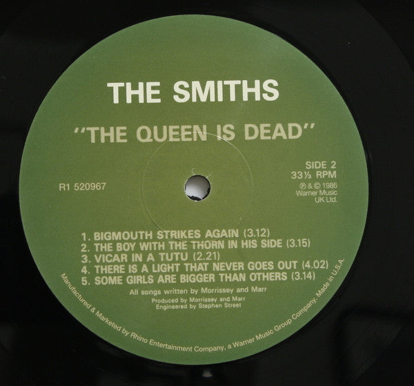 The Smiths : The Queen Is Dead (LP, Album, RE, RM, 180)