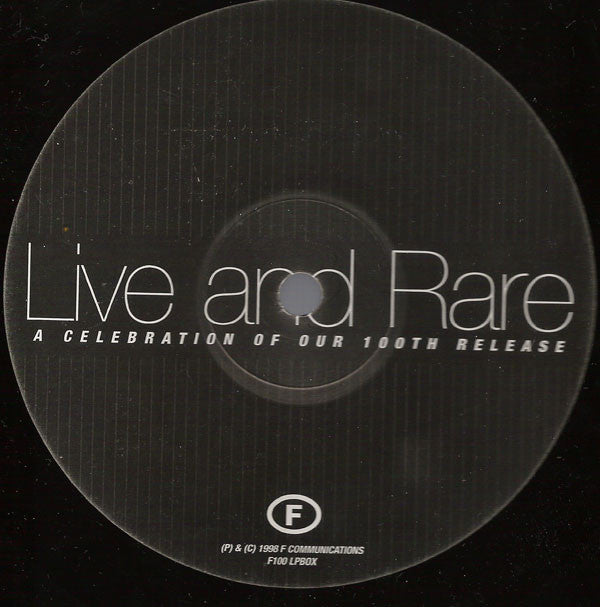 Various : Live And Rare (3x12", Comp + Box, Ltd)